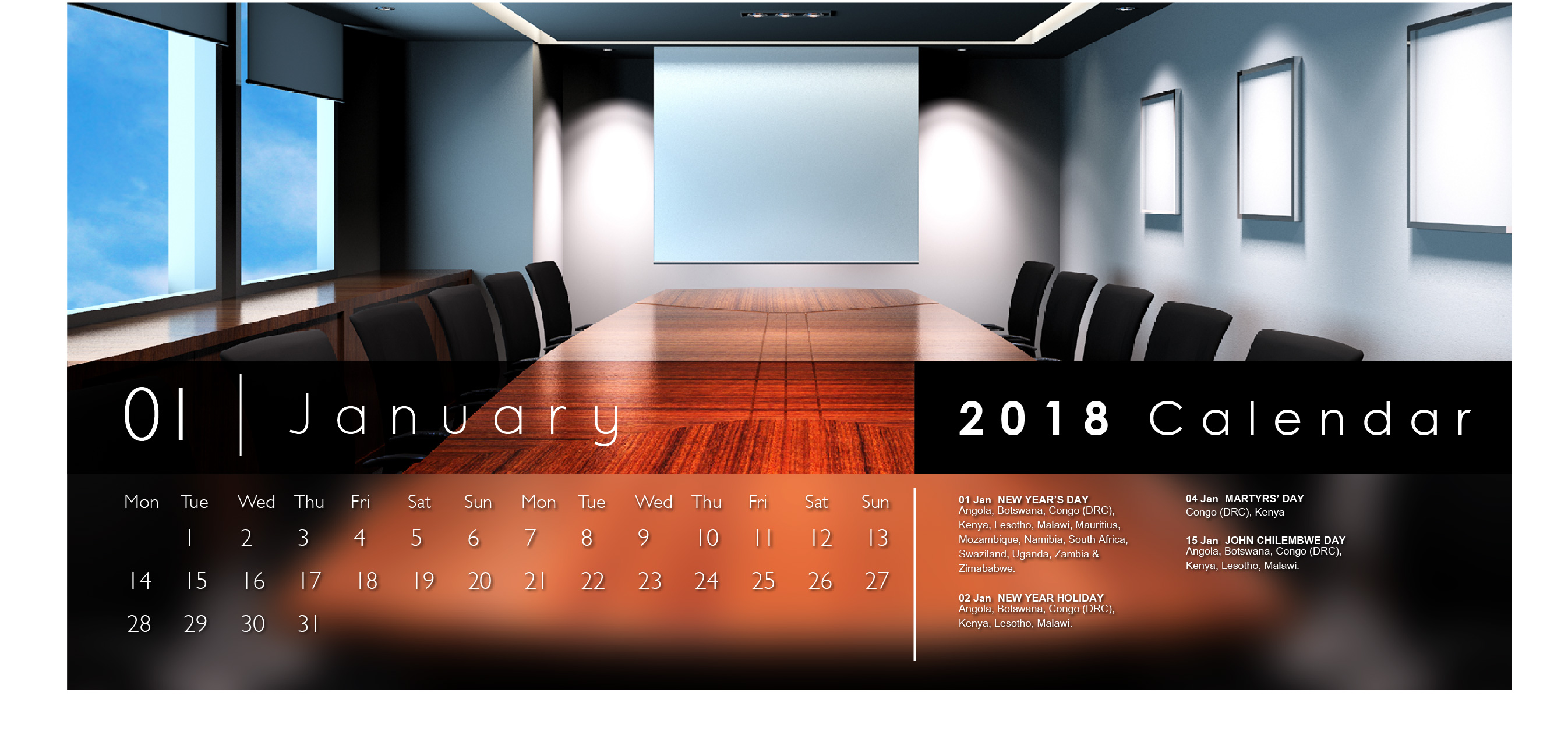 Desk Calendar Architecture & Interior design Greencard Diary