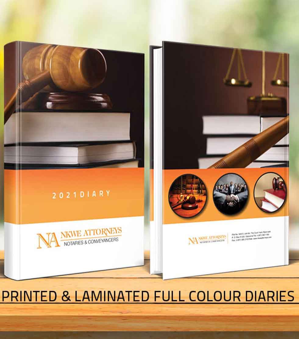 Printed & Laminated Diaries - Botswana Diaries